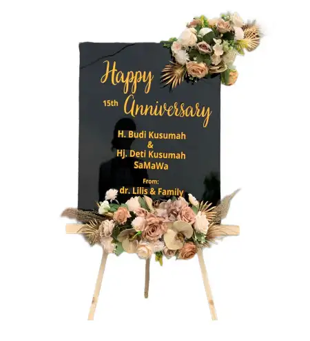 Papan Bunga Akrilik Tieng